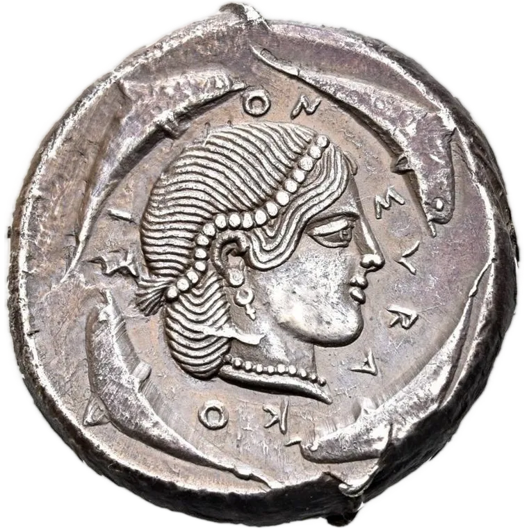 Tetradrachm reverse 319
