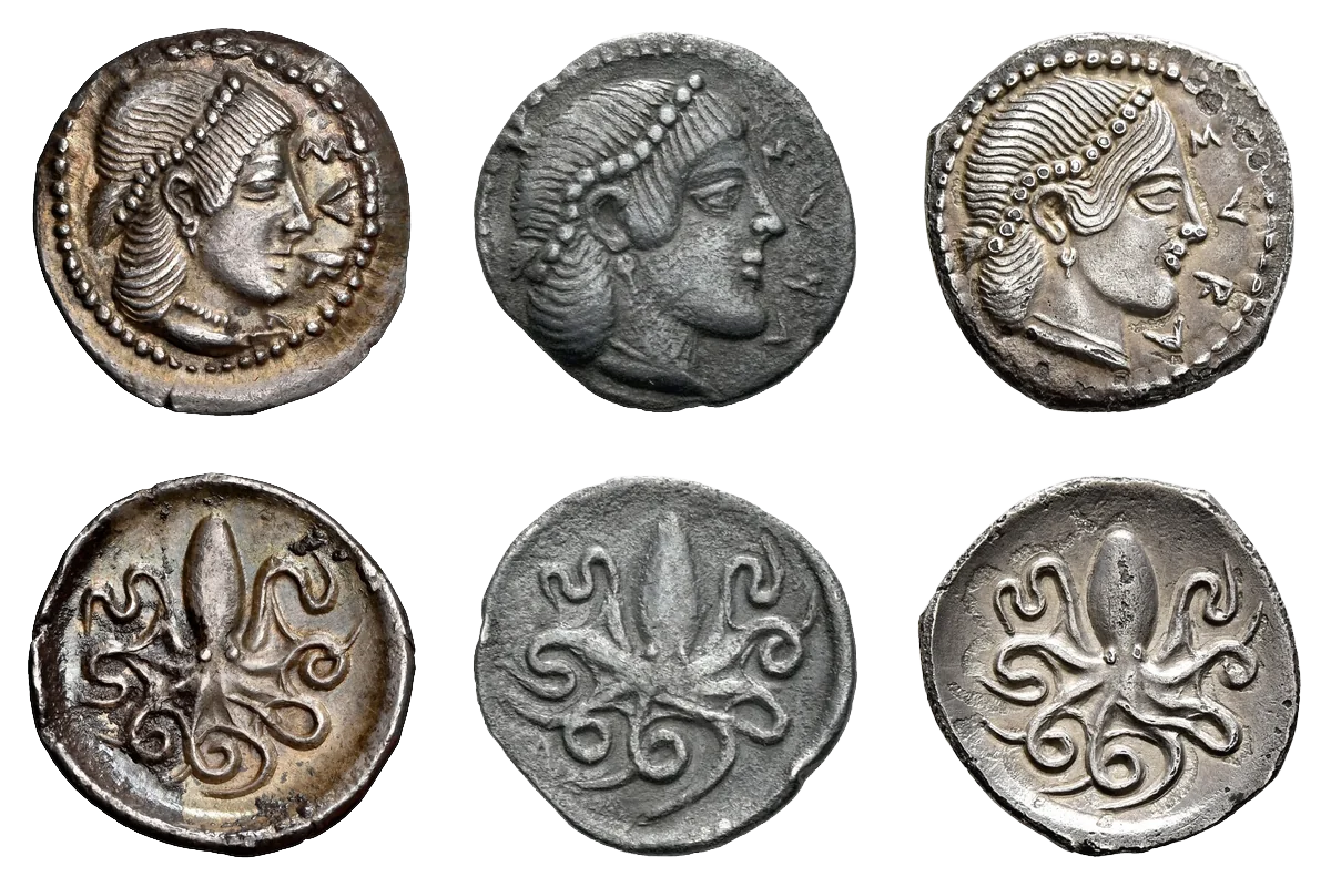 Archaic Arethusa / Octopus Litra