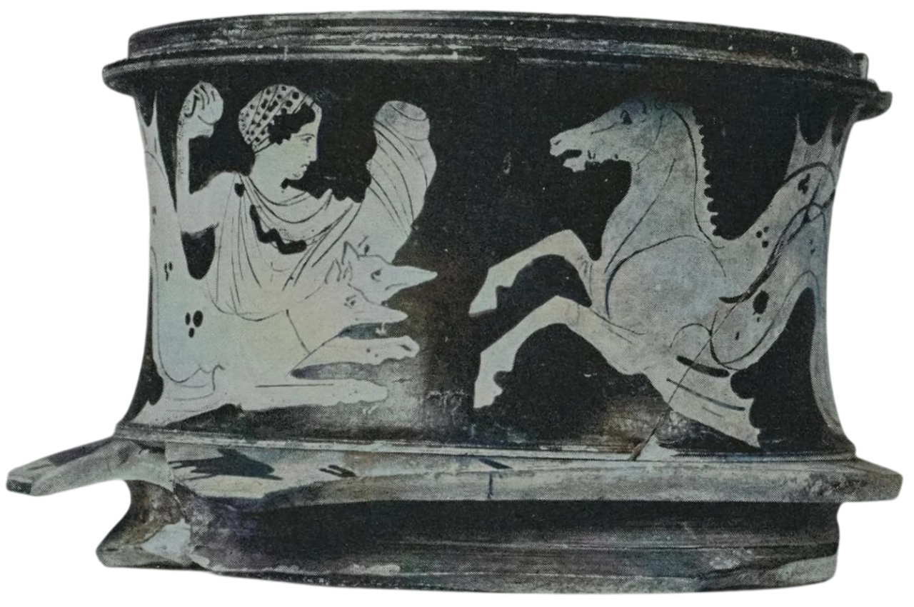 Boeotian pyxis from Würzburg (b)