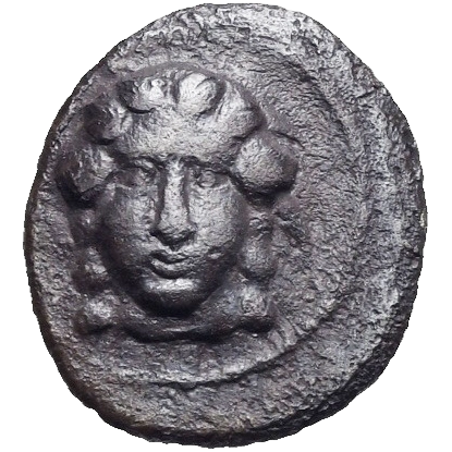 Facing head of Aphrodite.