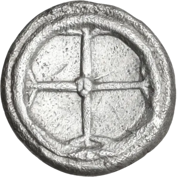Wheel with four spokes
