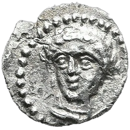Head of Sinope facing slightly left.