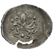 Octopus with three pellets (mark of value)